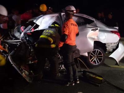 Cuatro muertos en accidente de tránsito en la autovía del Este