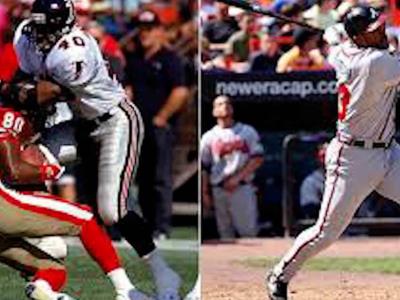 El intento de Deion Sanders de jugar en la NFL y MLB el mismo día