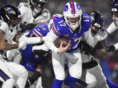 Josh Allen anota 2 TD y Bills provocan 3 entregas para vencer