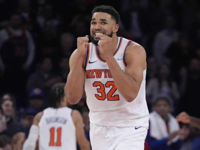 Karl-Anthony Towns no jugó ante Wolves por lesión en pulgar
