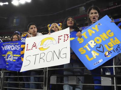 Los Ángeles Rams partido de comodín a 645 kilómetros al este de LA