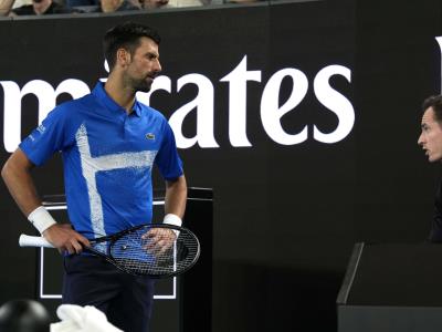 Novak Djokovic y Murray charlan en el Abierto de Australia