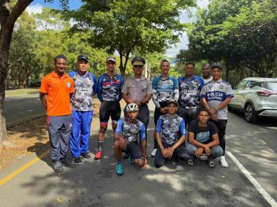 Policía gana ciclismo contra el reloj en Inicio Juegos Militares