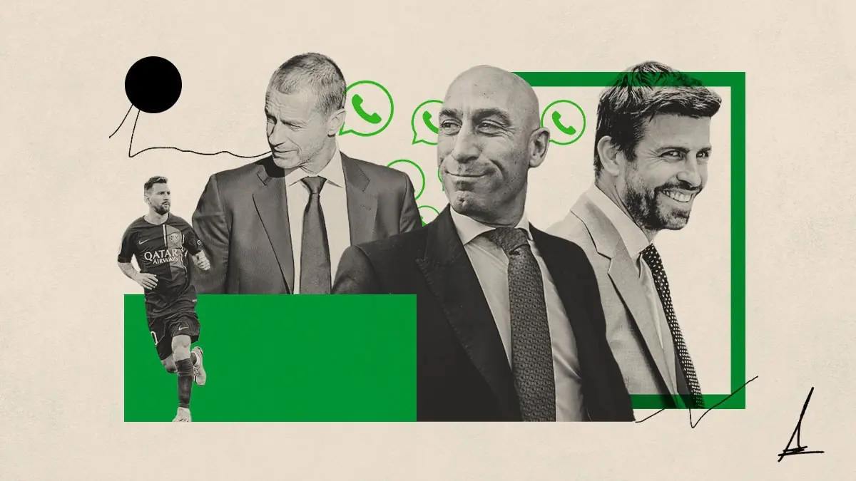Un juez español abre una causa contra Messi, Piqué, Rubiales y Ceferin por corrupción