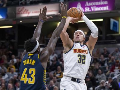 Aaron Gordon y Nikola Jokic lideran triunfo de Nuggets ante Pacers