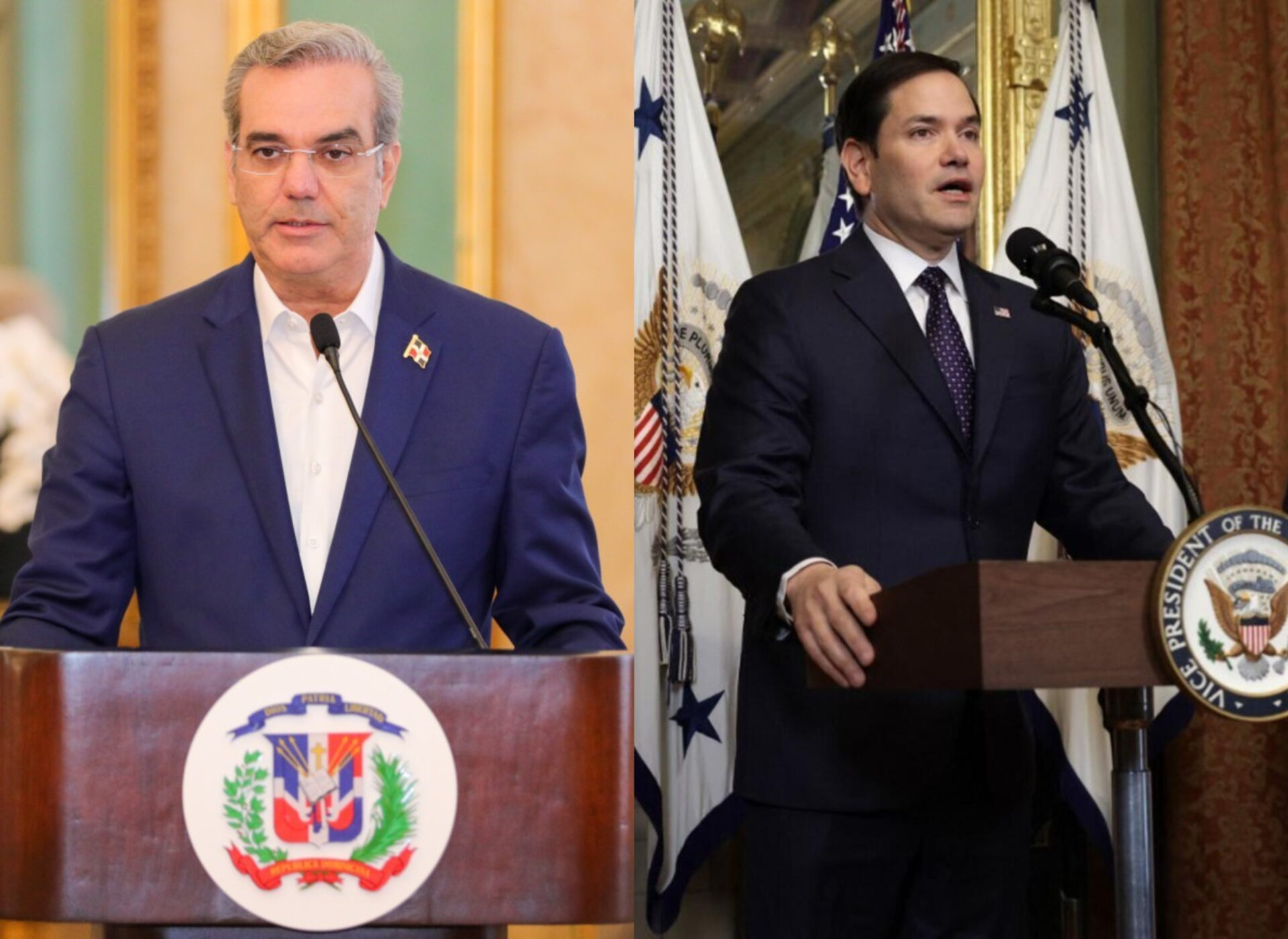 Abinader y Marco Rubio tienen programada una reunión en el Palacio Nacional este jueves