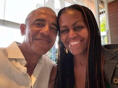 Barack y Michelle Obama se felicitan en San Valentín