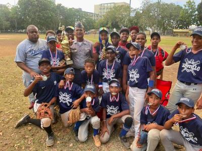 Capotillo Gana Torneo Béisbol para Niños de la PN