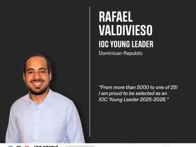 Deporte: COI elige a Rafael Valdivieso como "IOC Young Leader"