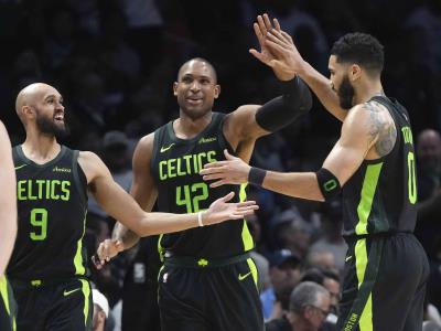 Jayson Tatum anota 33 puntos y Celtics limitan al Heat para ganar