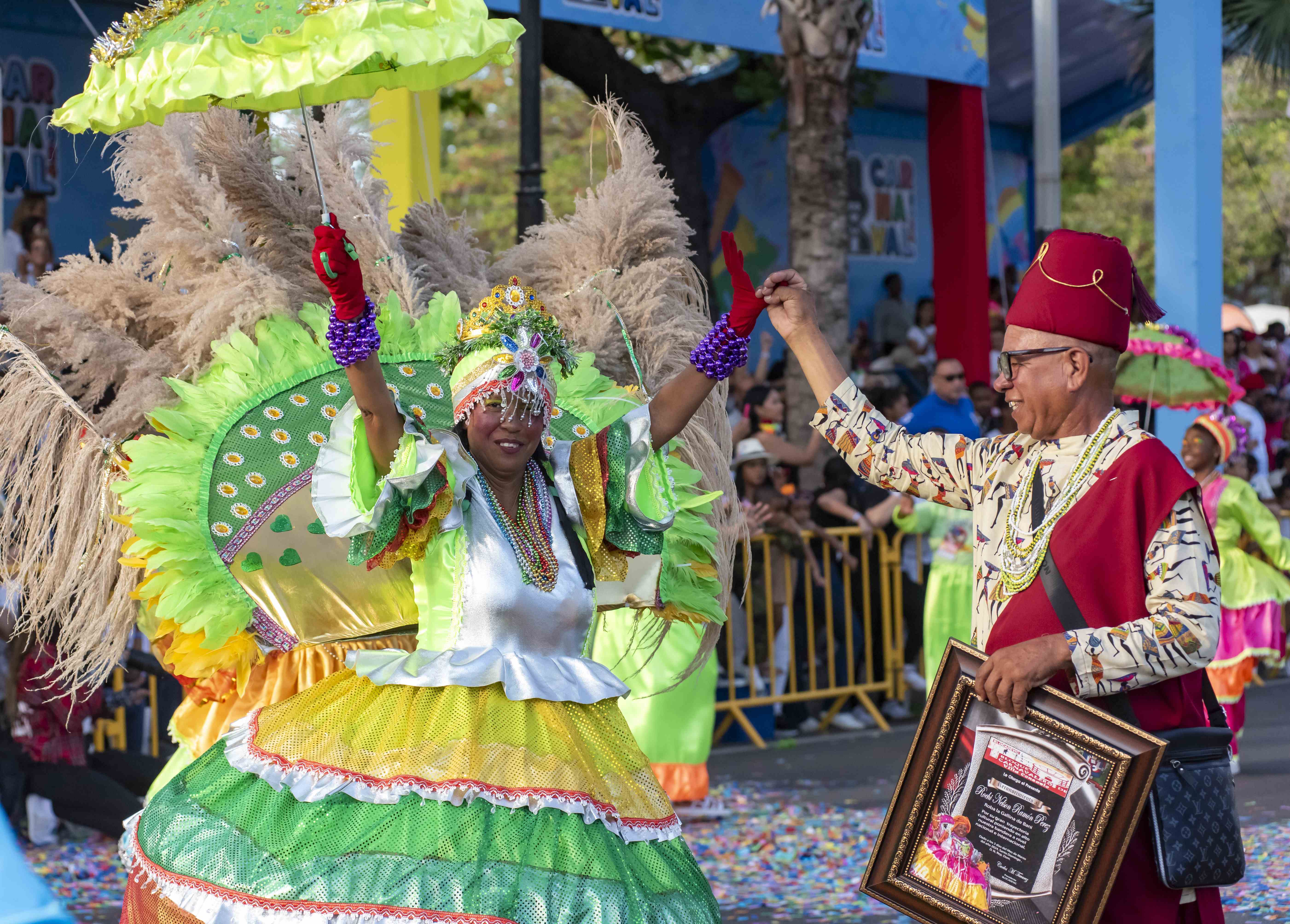 Desfile de Carnaval en Santo Domingo.