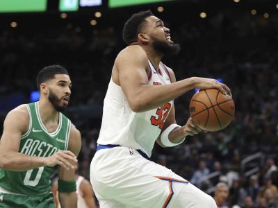 NBA: Towns lidera a los Knicks con 24 puntos pero los Celtics ganan