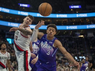 NBA: Trail Blazers doblegan al Jazz