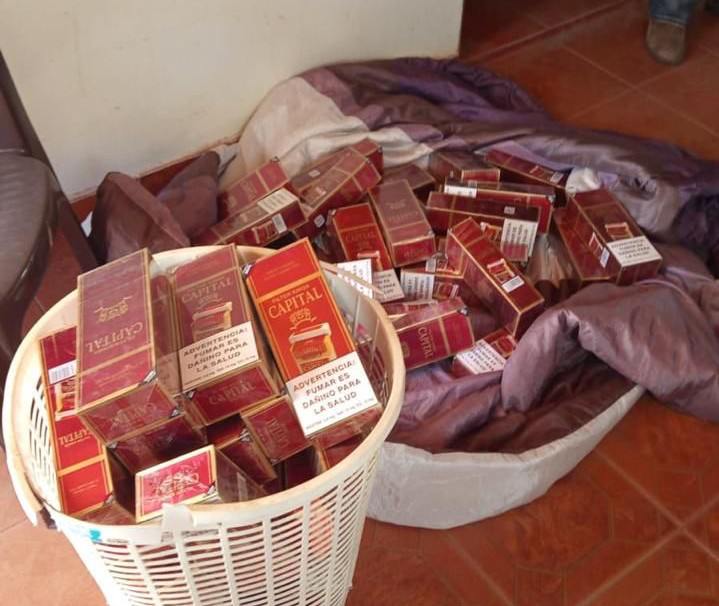 PN ocupa 11,400 unidades de cigarrillos de contrabando durante operativo en Constanza