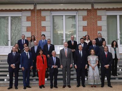 Rey Felipe VI recibe a la Academia Iberoamericana de Gastronomía