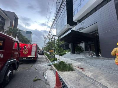 Sistema 9-1-1 reporta cinco heridos de la explosión en Piantini