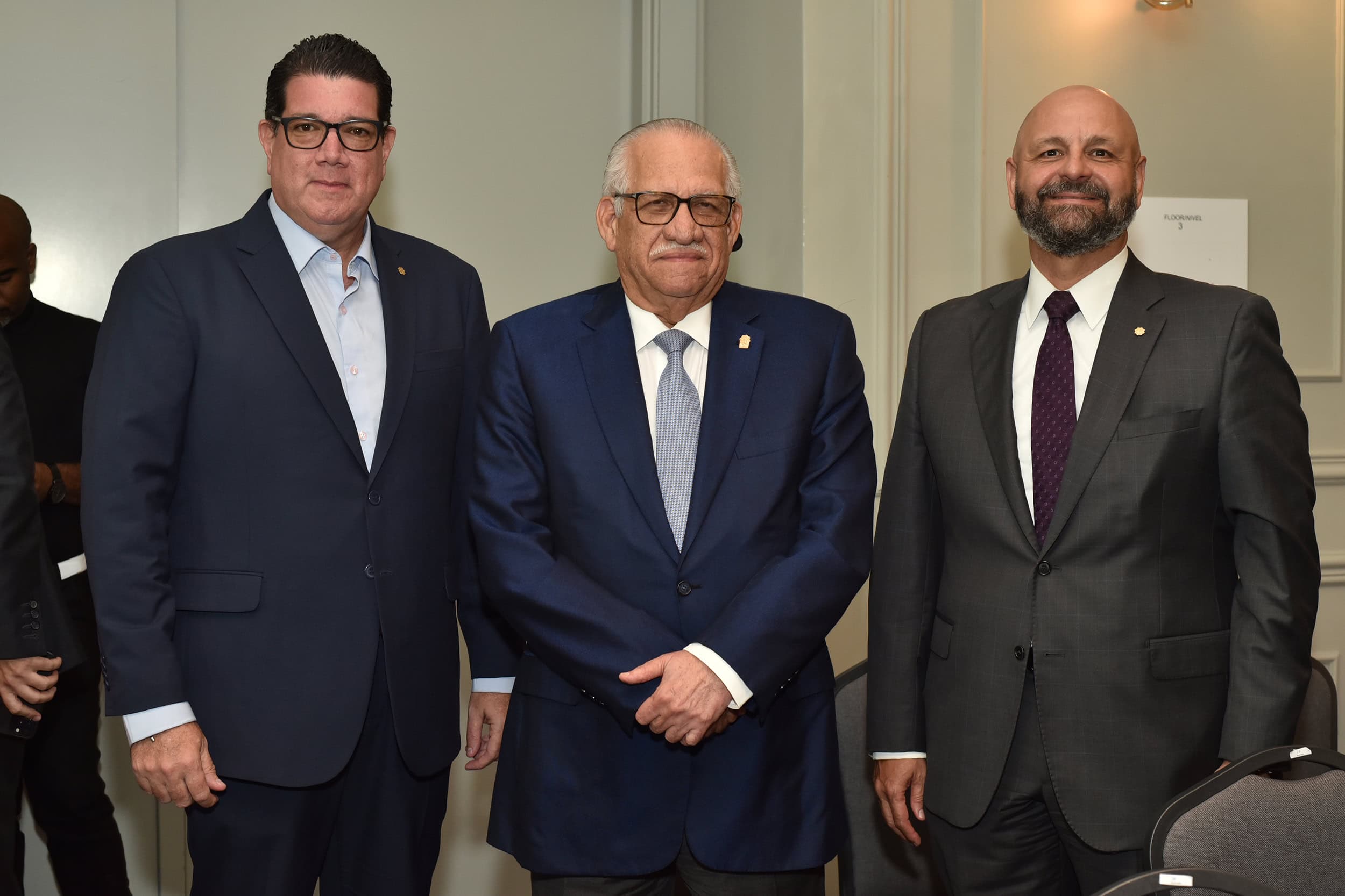 Miguel Dargam, Ernesto Izquierdo y José Fuentes.