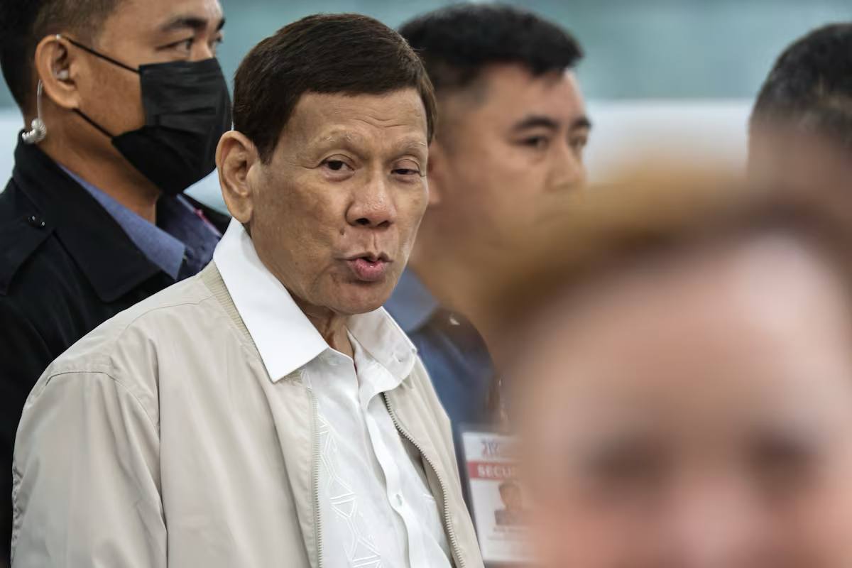 Detenido el expresidente filipino Rodrigo Duterte por orden de la Corte Penal Internacional acusado de crímenes contra la humanidad