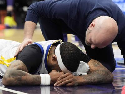 Gary Payton II abandona el partido tras colisión con LaMelo Ball