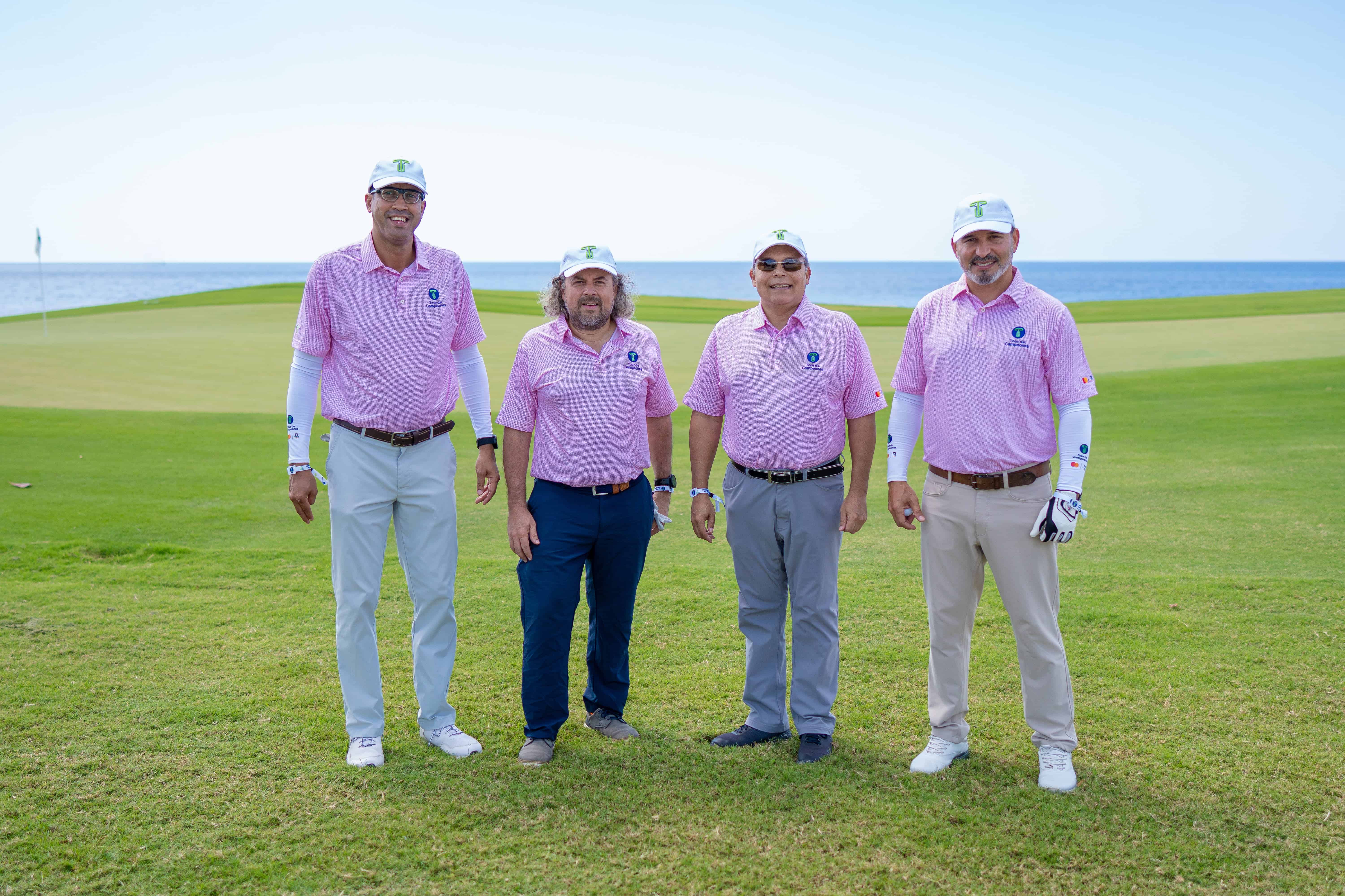 Franklin Díaz, Jorge Polanco, Amaurys Moscoso y Kelvin Santiago.