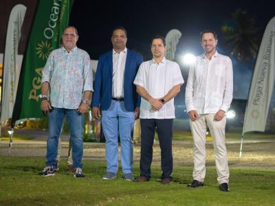 Golfistas del Tour de Campeones conocen nuevo campo
