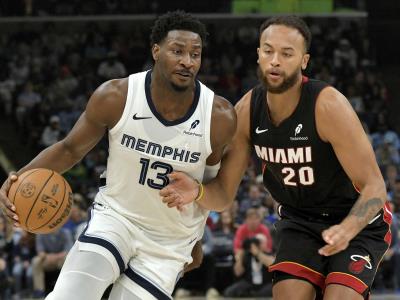 Jaren Jackson y Bane guían a Grizzlies a victoria sobre Miami