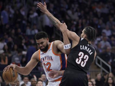 Karl-Anthony Towns logró discreto doble-doble en triunfo de los Knicks