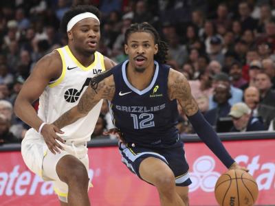 Kennard y Morant anotan triples decisivos en triunfo de Grizzlies