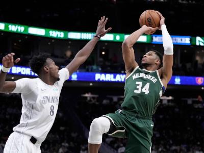 NBA: Antetokounmpo se une al club de los 20.000 puntos