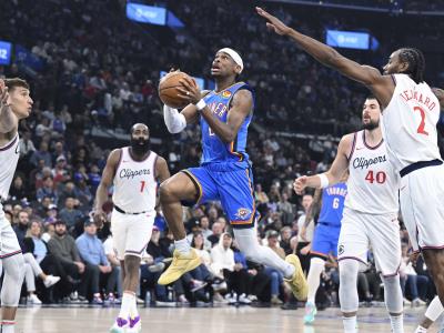 NBA: Thunder doblega a los Clippers, ya son seis al hilo