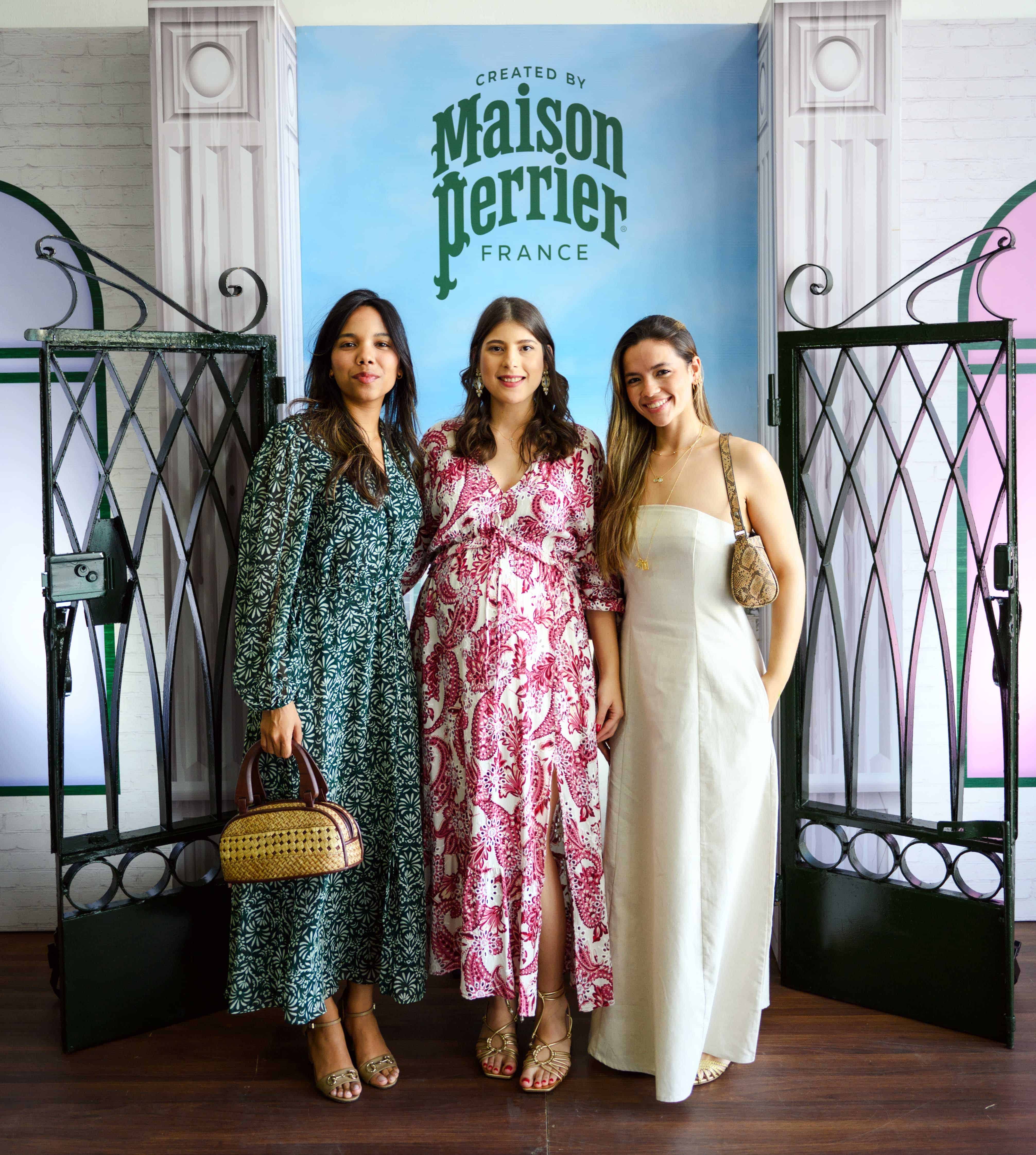 Vanessa Gómez, Doralise Rodríguez y Alanis Lindo.