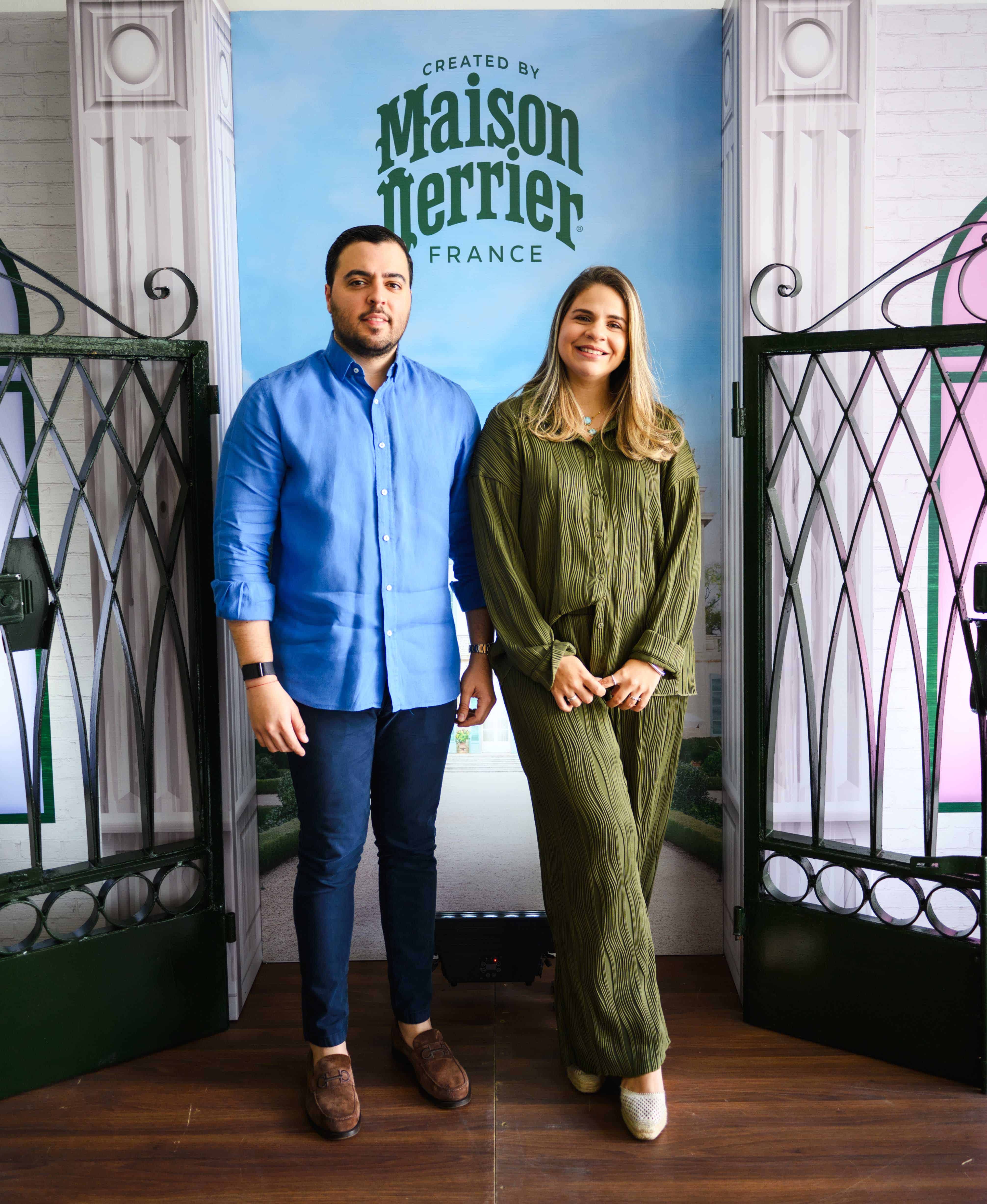 Omar Lora y María Fernanda Concepción.