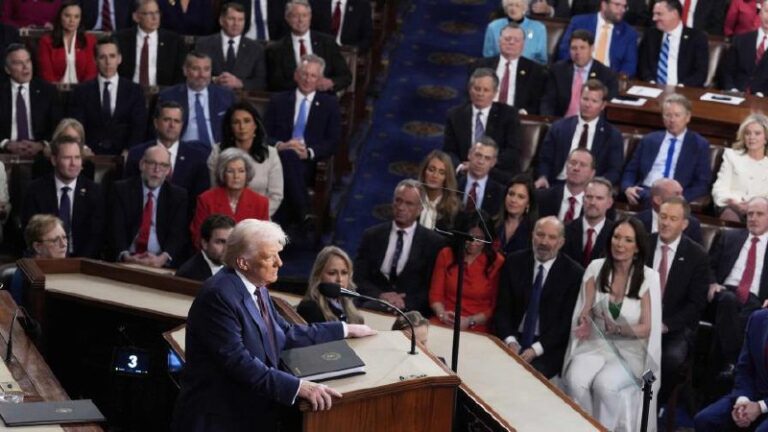 Trump, ante el Congreso: Hemos logrado más en 43 días que otros presidentes en ocho años