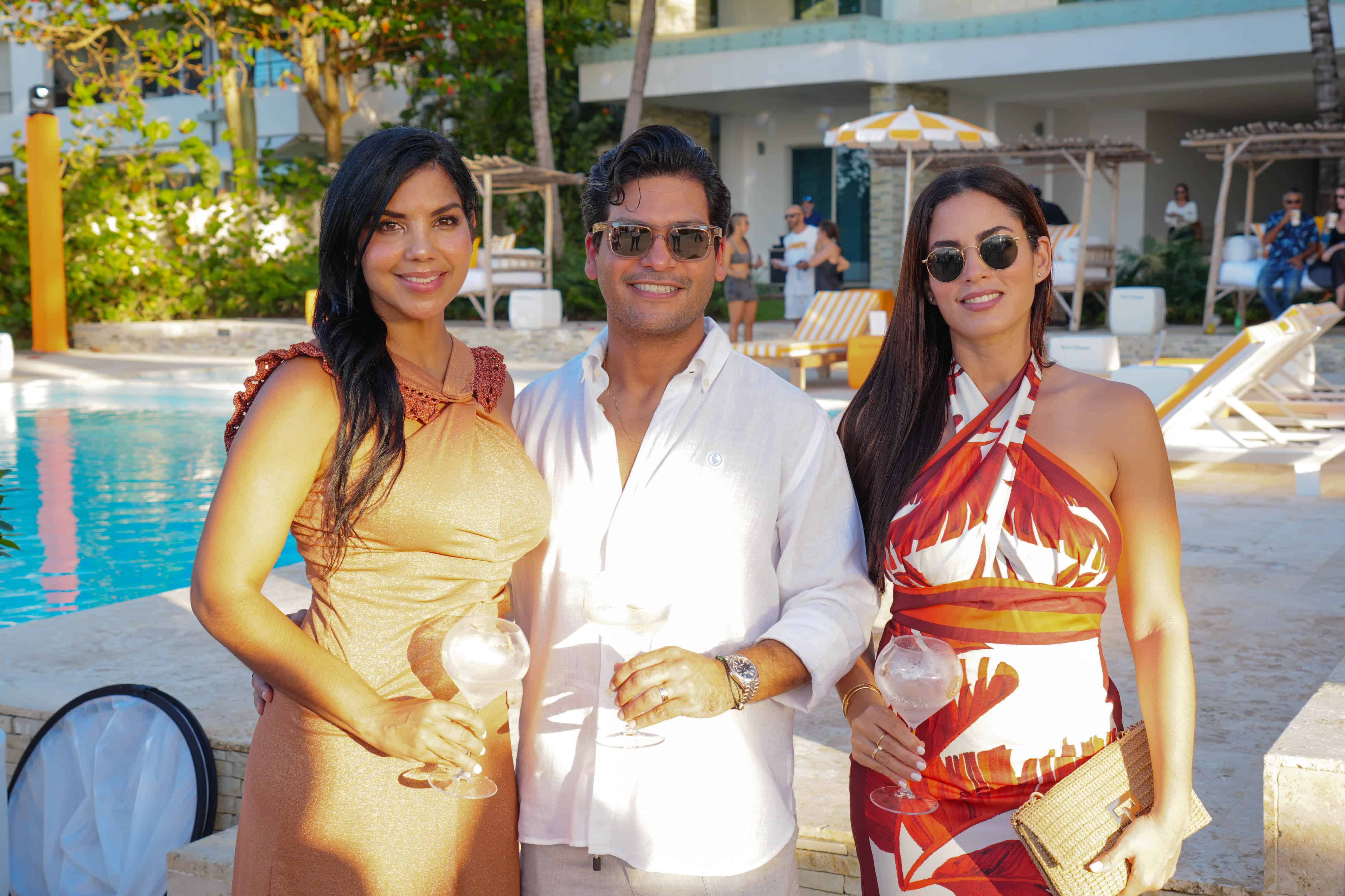 Chef Tita, Julio Cesar Núñez y Sherly Almonte. 