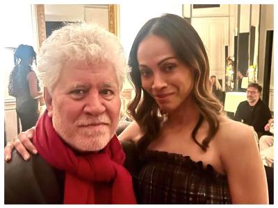 ¿Zoé Saldaña será la nueva musa de Pedro Almodóvar?