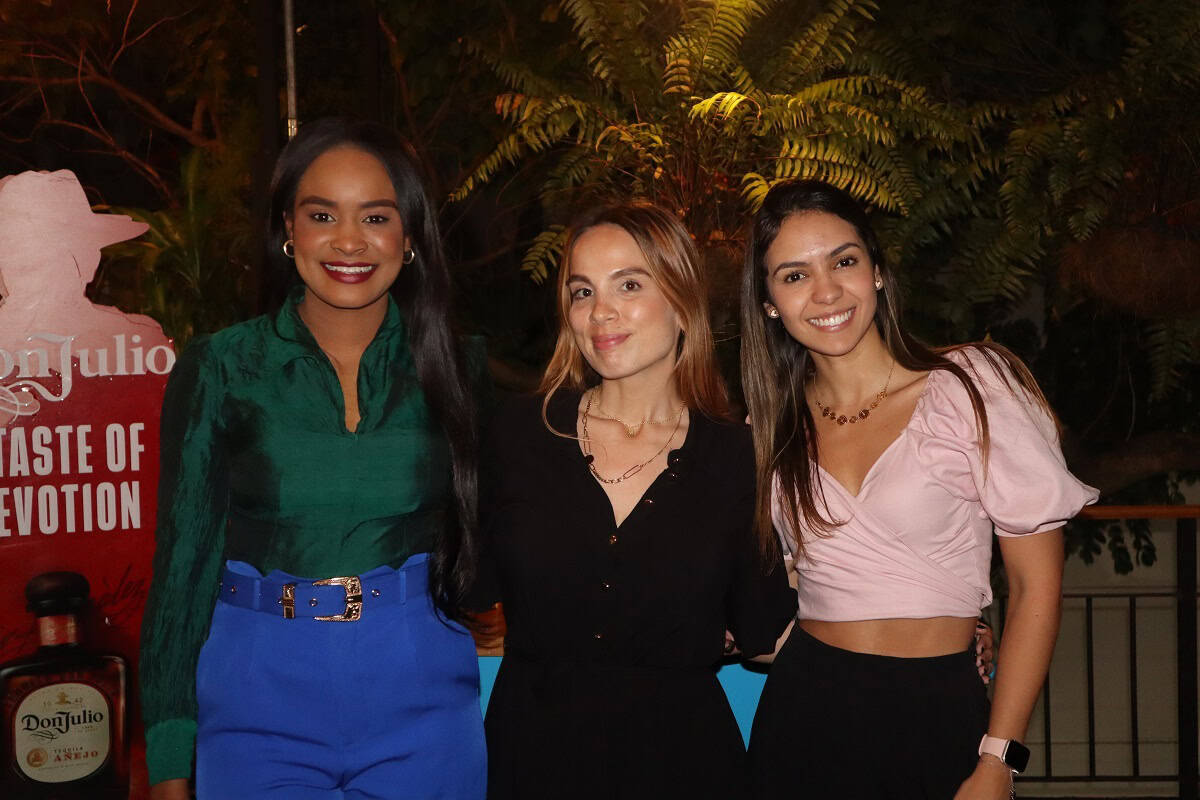 Andreina Castillo, Giuliana Venutolo y Arianna Rolo.