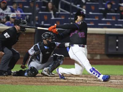 Doble productor de Juan Soto lidera a Mets 2-0 sobre Marlins
