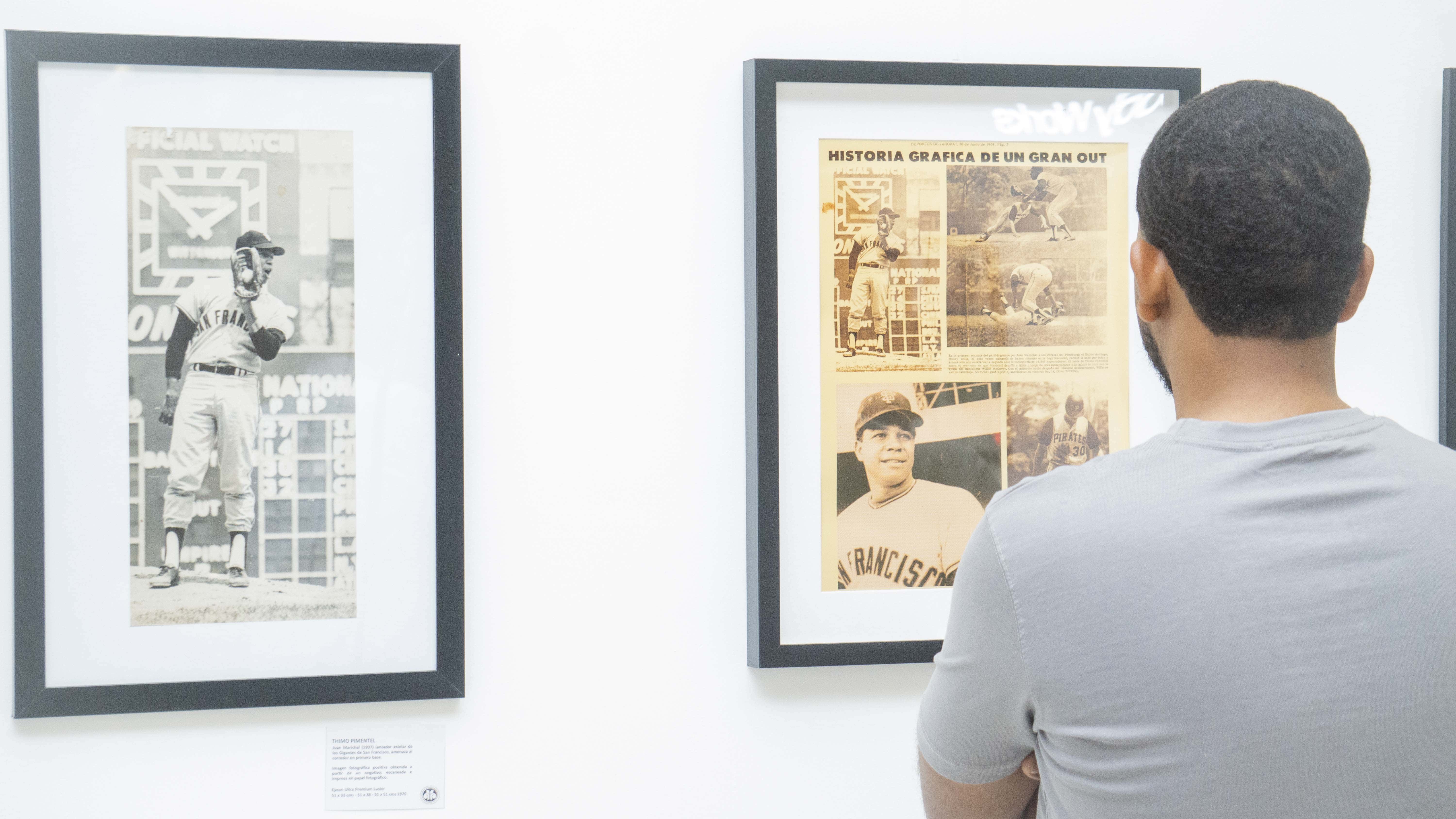 La exposición del maestro Thimo Pimentel se exhiben el el pasillo Oeste.