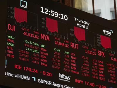 Las principales bolsas de América registran pérdidas tras aranceles