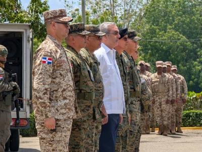 Luis Abinader supervisa estrategias en la frontera con Haití