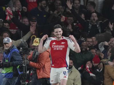 Rice dos goles y Arsenal vence Real Madrid en Uefa Champions