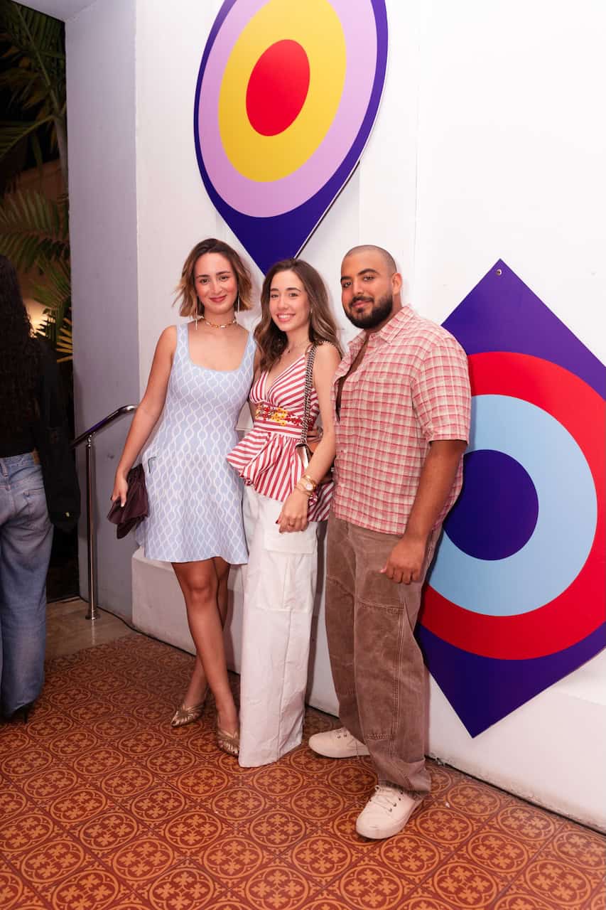Isabella Morales, Andrea Arenas y Pablo Soto.