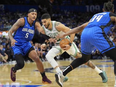 Tatum y Brown lideran a Celtics sobre Magic y toman ventaja de 3-1