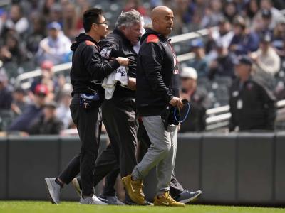 Umpire Hunter Wendelstedt es hospitalizado tras pelotazo en la cabeza