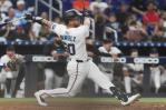 Agustín Ramírez responde con el madero en los Marlins de Miami
