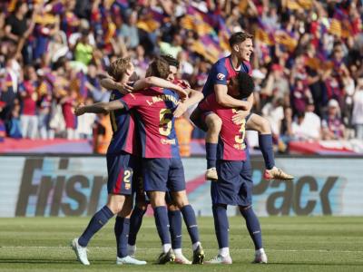 Barcelona sentencia LaLiga al vencer al Madrid, hat-trick Mbappé