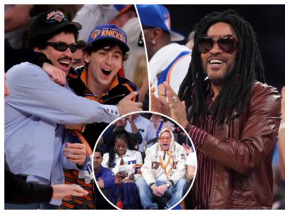 Celebran Bad Bunny, Kravitz y Chalamet pase histórico de los Knicks