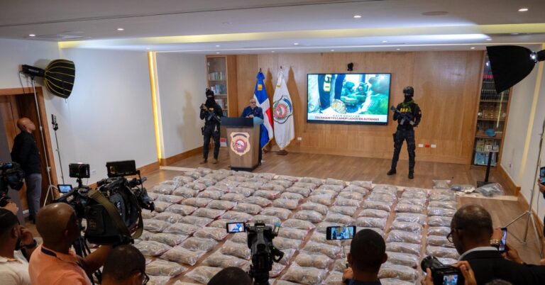 DNCD: cargamento de cocaína en auyamas plásticas pesó 624 kilogramos