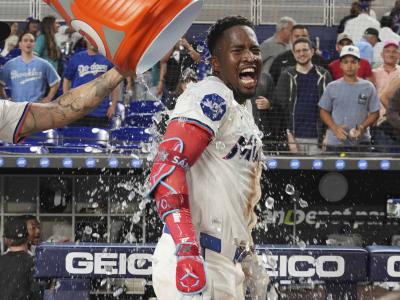 El dominicano Jesús Sánchez le da el triunfo a los Marlins de Miami