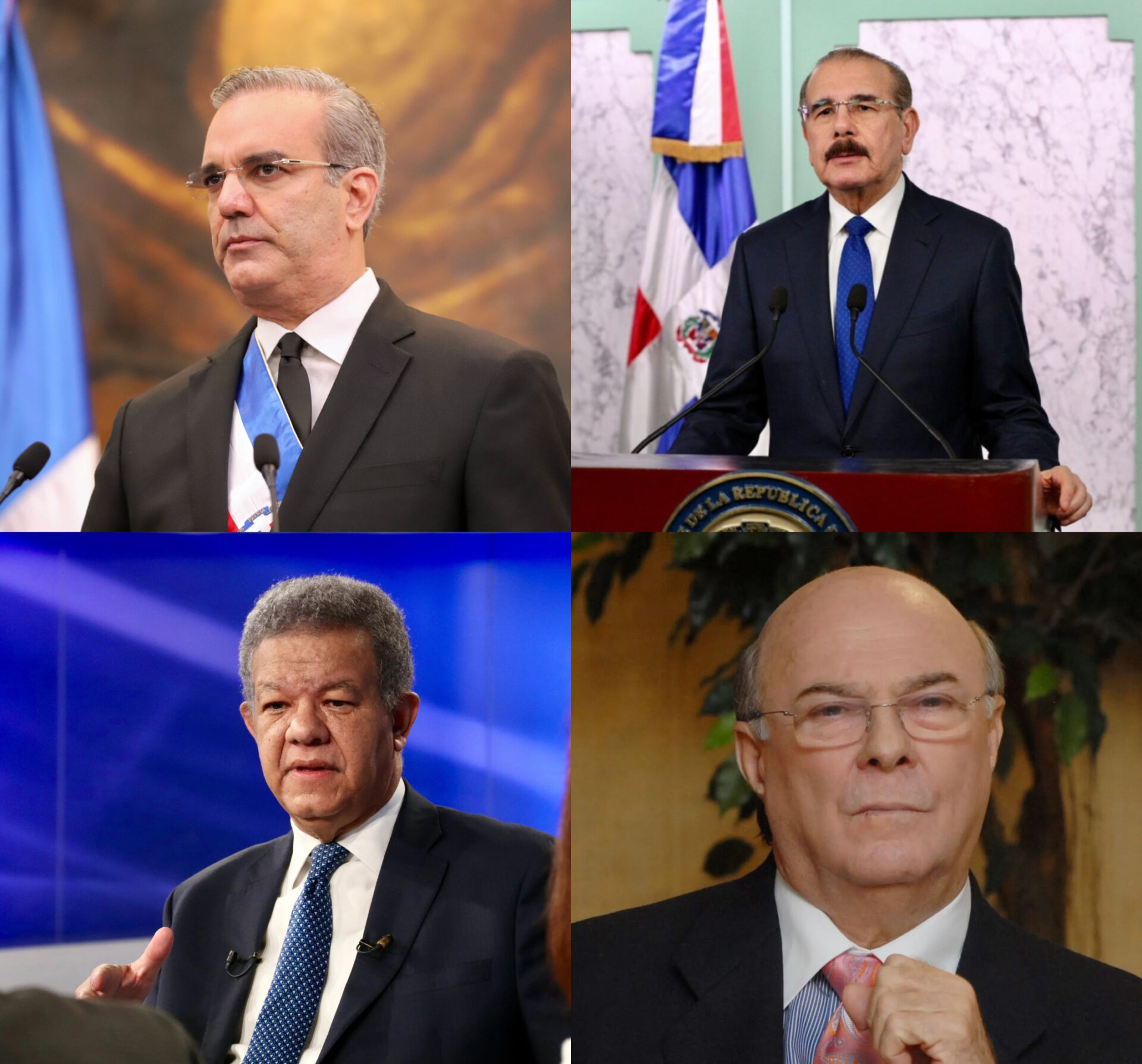 El presidente Abinader se reunirá con Hipólito, Leonel y Danilo en el Ministerio de Defensa.